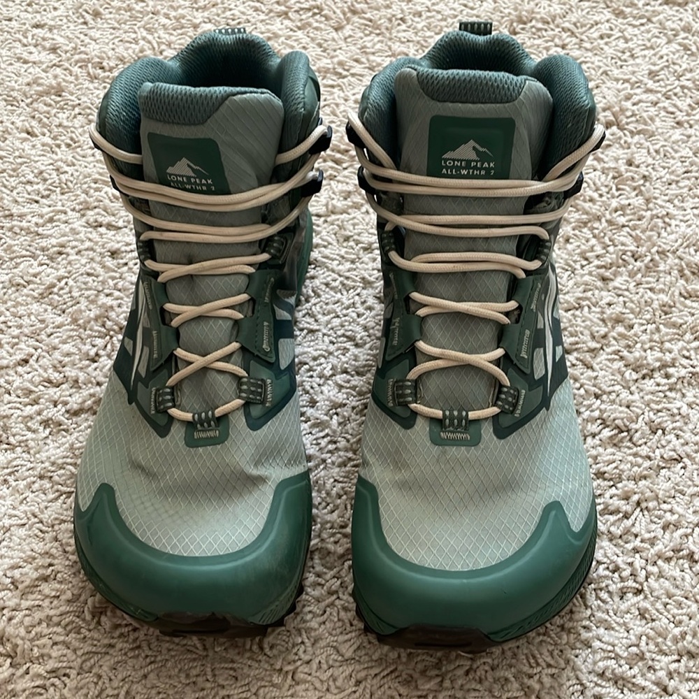 Almost new Altra Lone Peak All Weather Mid-2 boots